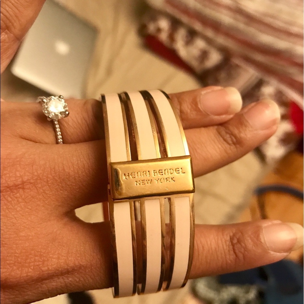 Henry bendel bracelet. Baby pink